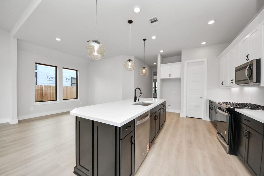 Furnished interior view inside a new home in Elyson, Katy (Image 16).
