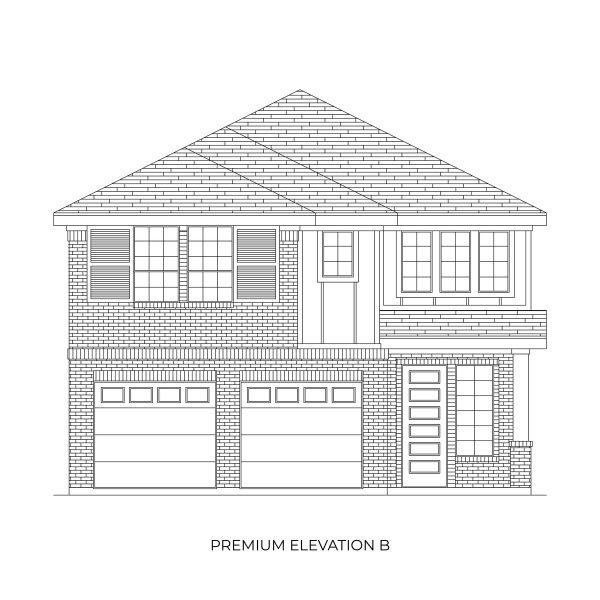 Representative rendering of the exterior for the Hunter F by First Texas Homes (Image 2). Representative rendering of the exterior for the Hunter F by First Texas Homes (Image 2).