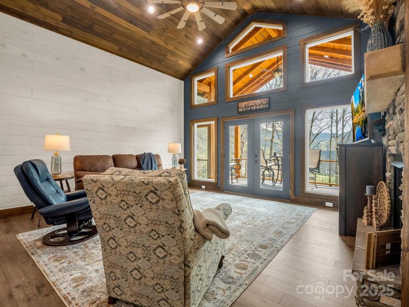 Furnished interior view inside a new home in , Hendersonville (Image 19).