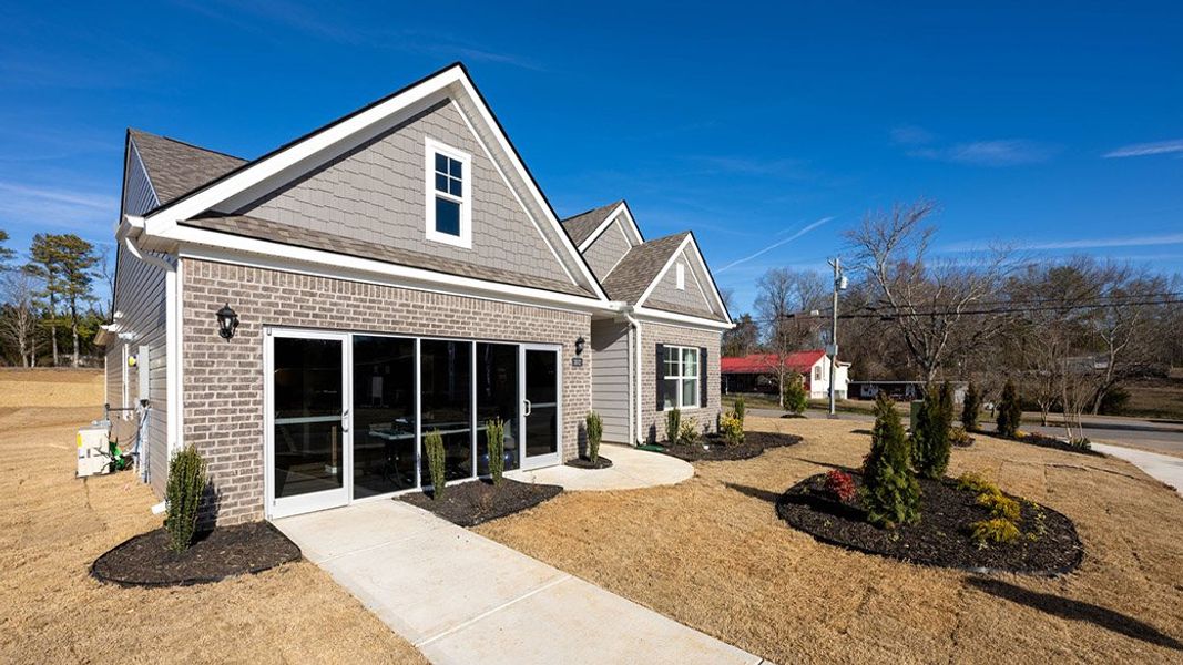 Front exterior of a new home in Lone Oaks Farm, Cleveland, TN, highlighting curb appeal (Image 20).