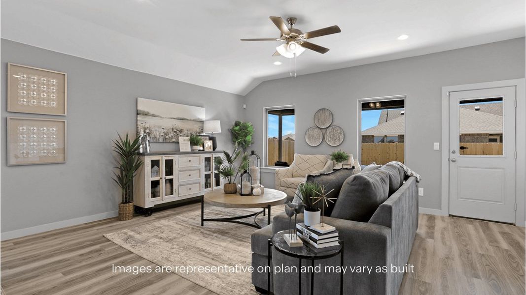 Representative furnished interior of a home built from the The Kingston by D.R. Horton in Overlook West, Wolfforth (Image 8). Representative furnished interior of a home built from the The Kingston by D.R. Horton in Overlook West, Wolfforth (Image 8).