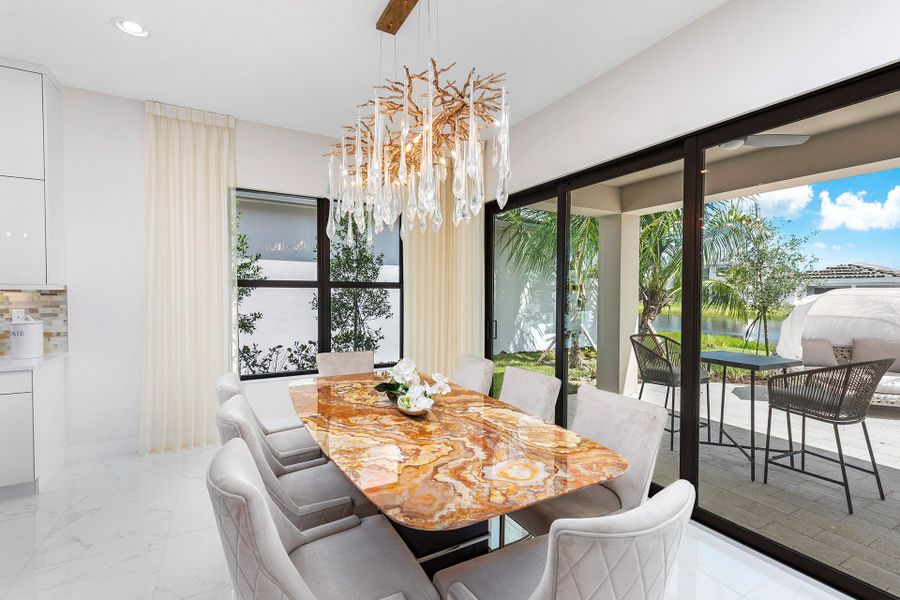 Representative furnished interior of a home built from the Pacifica by GL Homes in Lotus Edge, Boca Raton (Image 7).