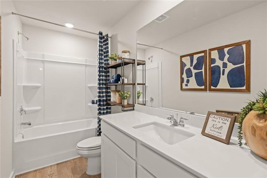 Furnished interior view inside a new home in Hawthorne Reserve, Dallas (Image 23).