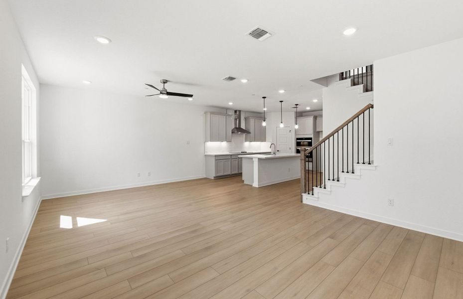 Spacious, unfurnished interior of a new home in Monarch on Main, Round Rock (Image 15).