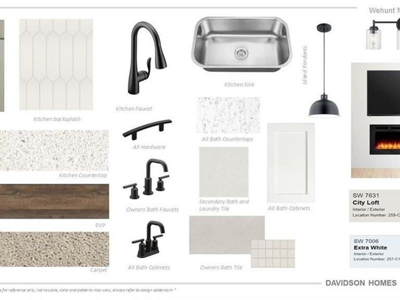 Sample of building materials used in homes in Wehunt Meadows, Hoschton (Image 41).