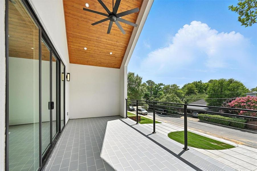 Exterior details and patio area of a home in , Dallas (Image 30).