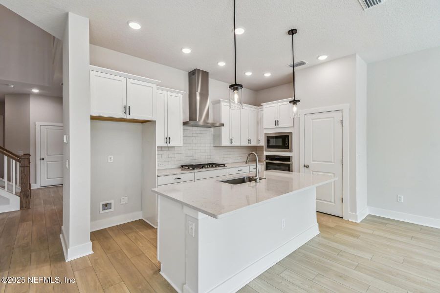 Furnished interior view inside a new home in Kettering at eTown - Paired Villas, Jacksonville (Image 6).