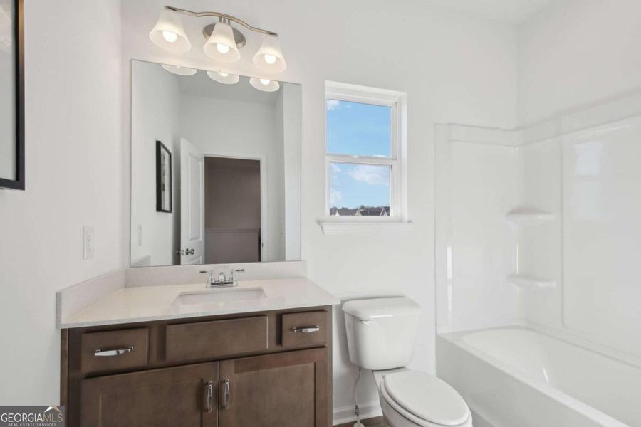 Furnished interior view inside a new home in Crescent Towns, Riverdale (Image 27).