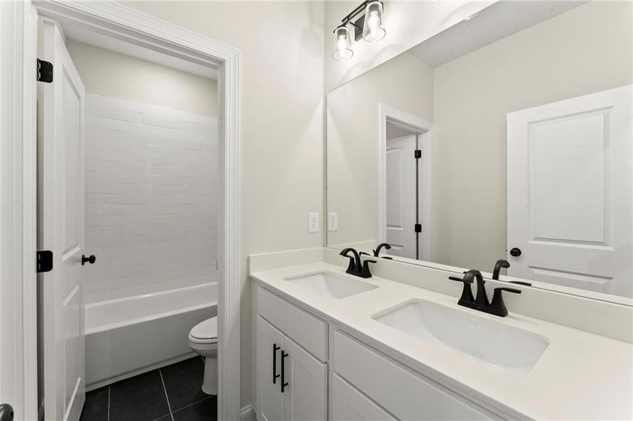 Furnished interior view inside a new home in West Highlands, Atlanta (Image 17). Furnished interior view inside a new home in West Highlands, Atlanta (Image 17).