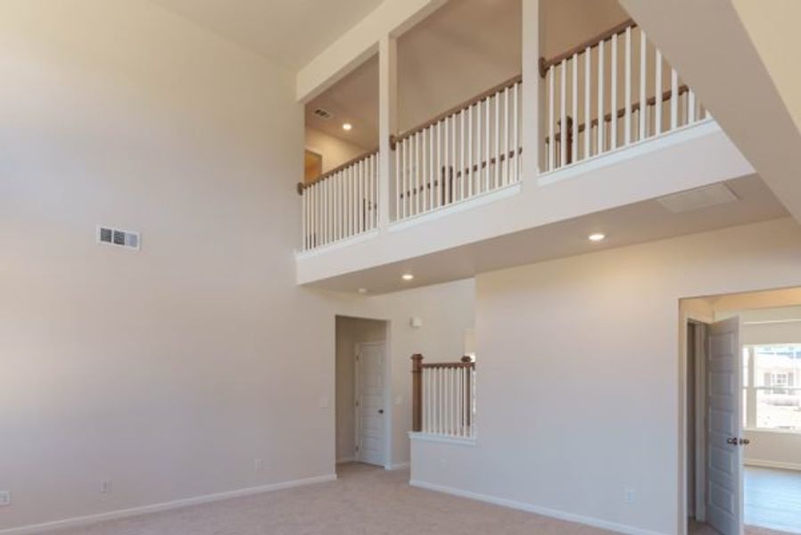 Representative unfurnished interior of a home built from the Clayton by Piedmont Residential in Hampton Ridge, Jefferson (Image 52).