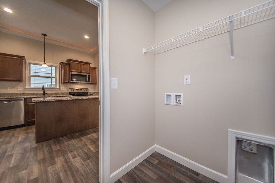 Representative furnished interior of a home built from the Inman by Enchanted Homes in Hampshire Heights, Moore (Image 17).