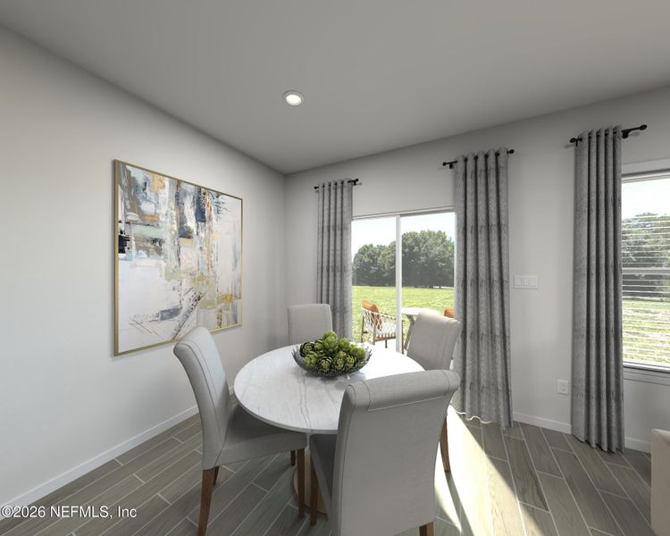 Furnished interior view inside a new home in , St. Augustine (Image 5).
