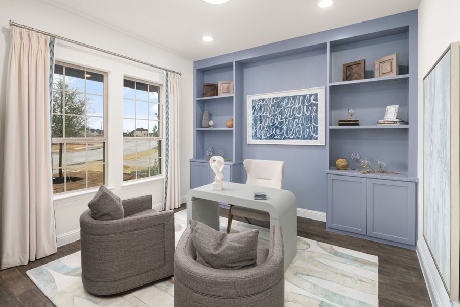 Representative furnished interior of a home built from the Kirby by UnionMain Homes in Cambridge Crossing, Celina (Image 36). Representative furnished interior of a home built from the Kirby by UnionMain Homes in Cambridge Crossing, Celina (Image 36).