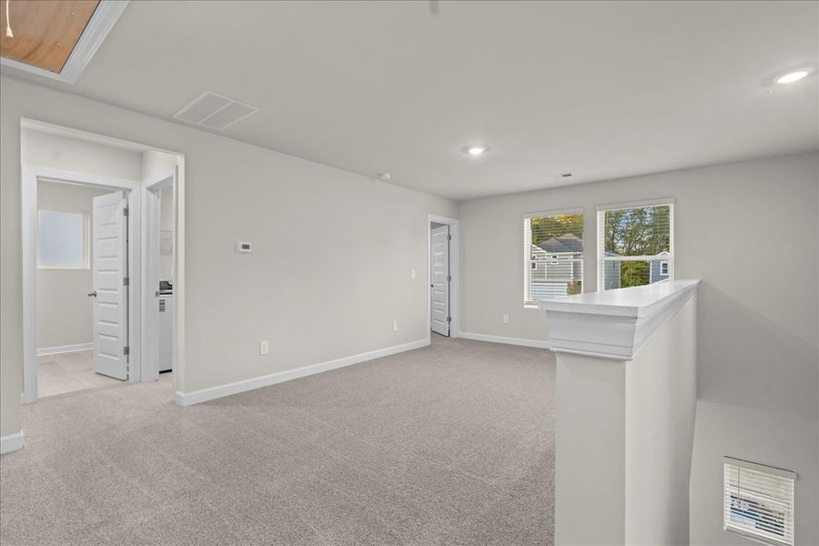 Spacious, unfurnished interior of a new home in The Farm at Wells Creek - Heritage Collection, Gray Court (Image 20). Spacious, unfurnished interior of a new home in The Farm at Wells Creek - Heritage Collection, Gray Court (Image 20).