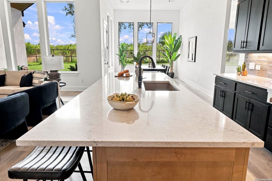 Furnished interior view inside a new home in Shavano Highlands, San Antonio (Image 7).