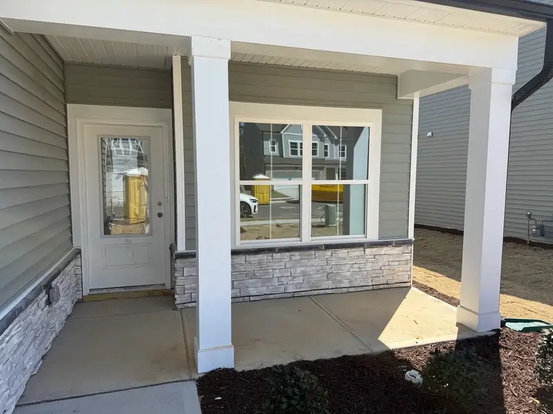 Exterior details and patio area of a home in The Point, Rolesville (Image 2). Exterior details and patio area of a home in The Point, Rolesville (Image 2).