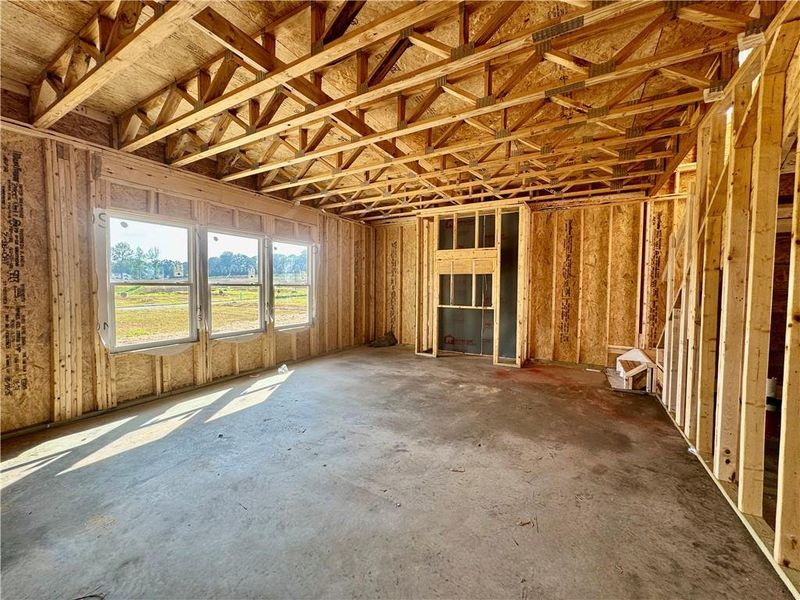 In-progress construction of a new home in Eastlyn Crossing, Flowery Branch, GA (Image 11).