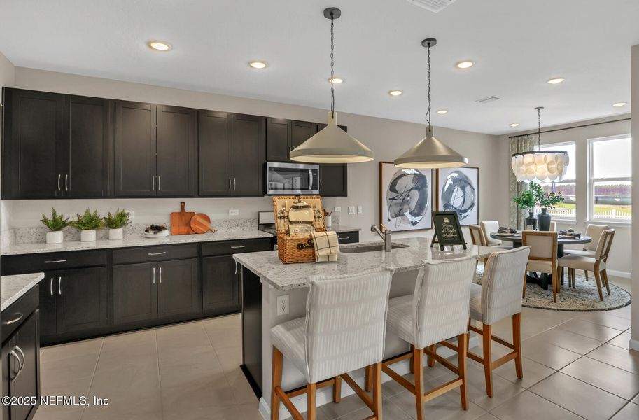 Furnished interior view inside a new home in , Palm Coast (Image 11).