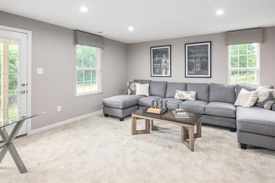 Furnished interior view inside a new home in Fall Crest, Antioch (Image 17).