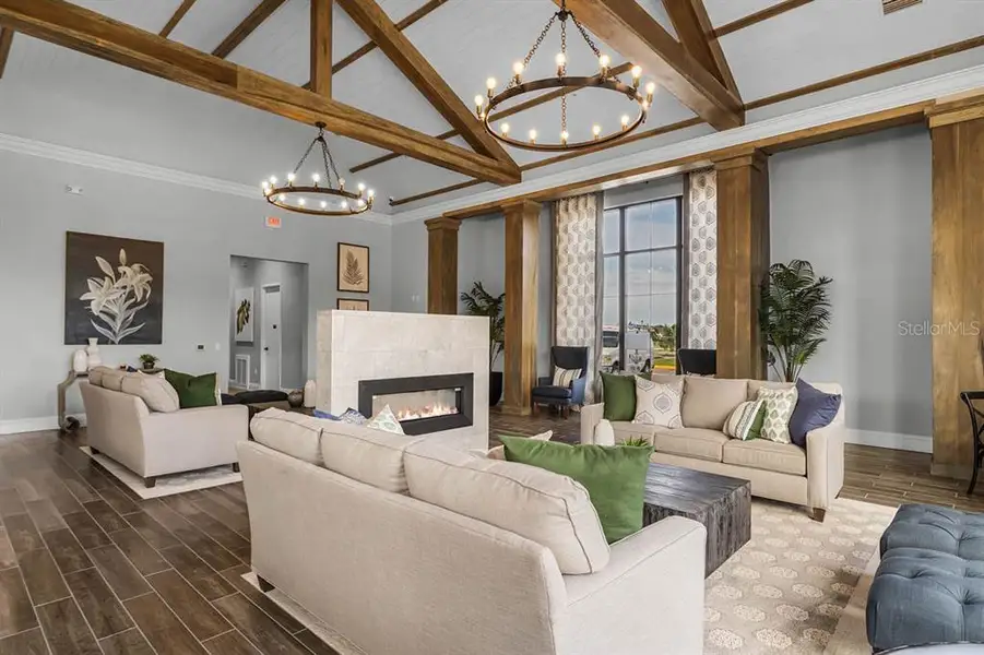 Furnished interior view inside a new home in Harmony West, St. Cloud (Image 16).