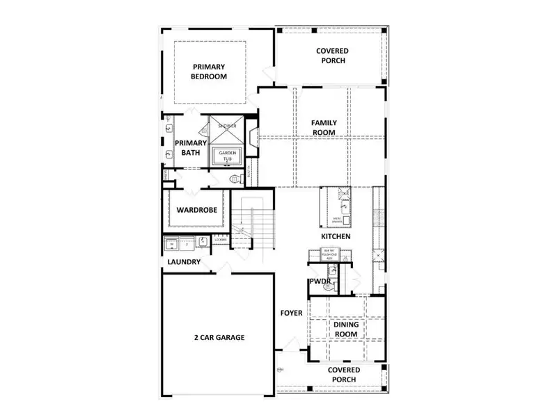 2D floor plan layout of this home in , Marietta, GA (Image 4).
