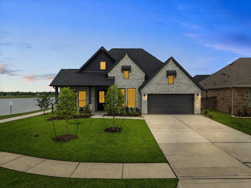 Stunning single-story home loaded with upgrades. 4 bedroom, 4 full bath home situated on a premium waterfront lot.