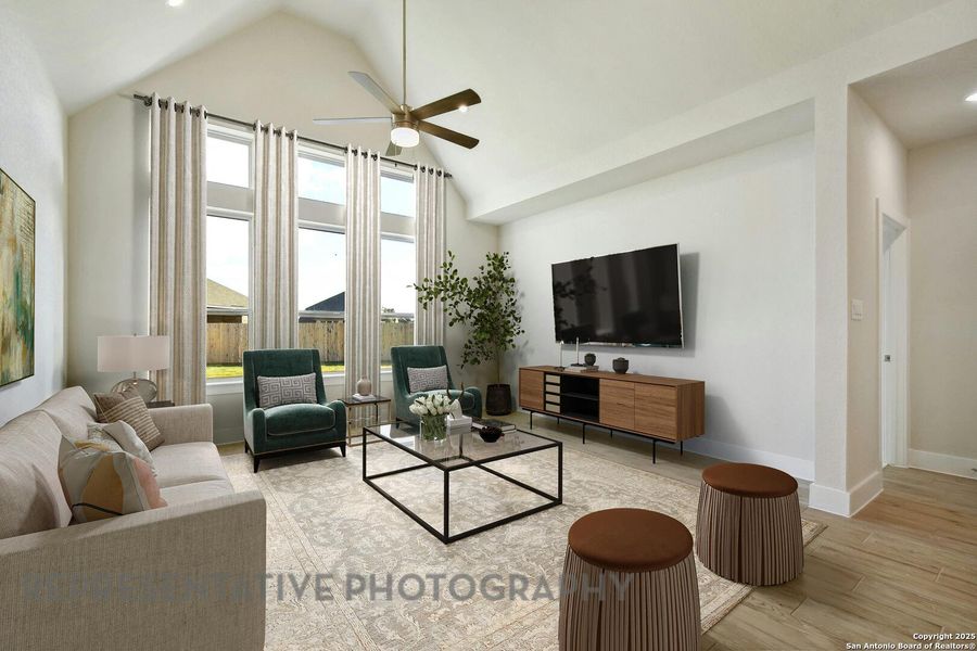 Furnished interior view inside a new home in Alsatian Oaks: 50ft. lots, Castroville (Image 27). Furnished interior view inside a new home in Alsatian Oaks: 50ft. lots, Castroville (Image 27).