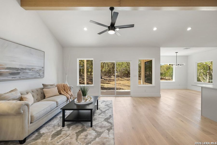Furnished interior view inside a new home in , Blanco (Image 6).