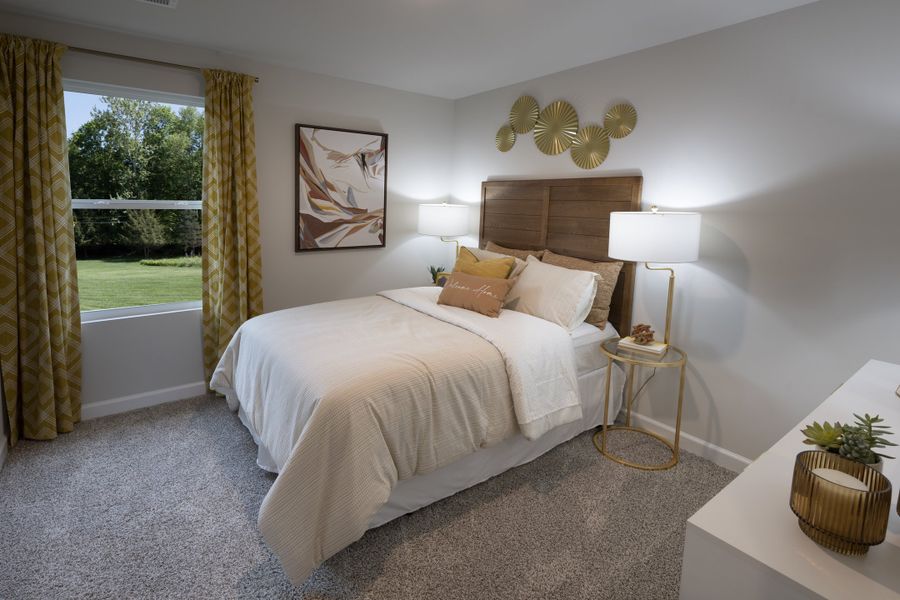 Furnished interior view inside a new home in Village at White Pine, Pendleton (Image 9).