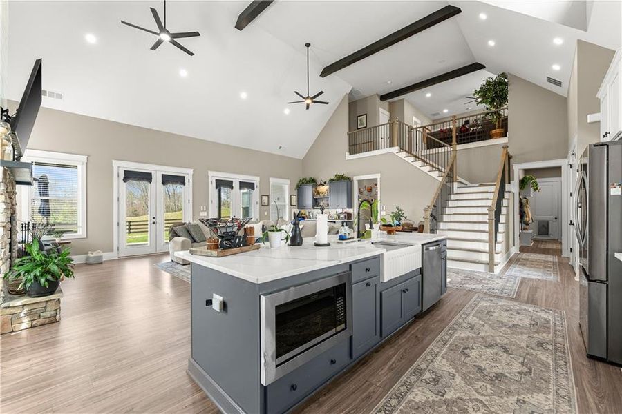 Furnished interior view inside a new home in , Dawsonville (Image 13).