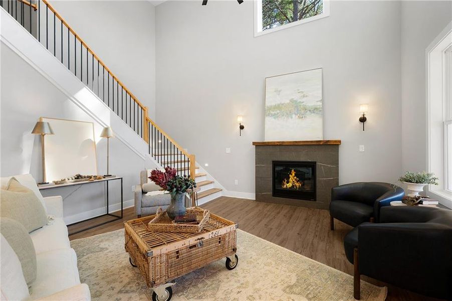 Furnished interior view inside a new home in , Ball Ground (Image 32).