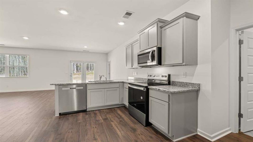 Furnished interior view inside a new home in Champion's Run, Lithonia (Image 5).