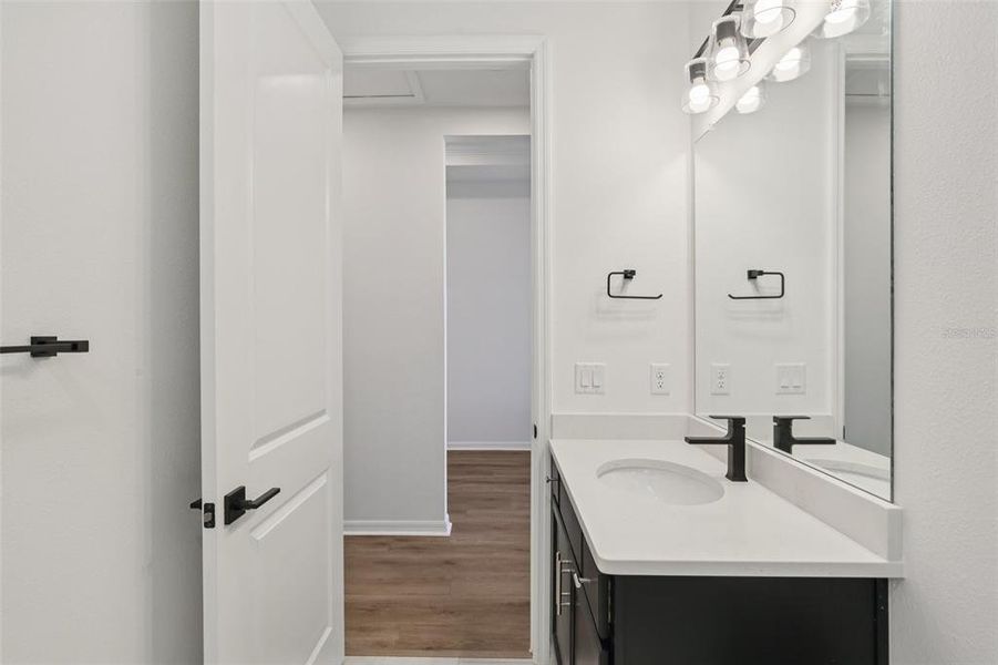 Furnished interior view inside a new home in Primrose at Longleaf, New Port Richey (Image 18).