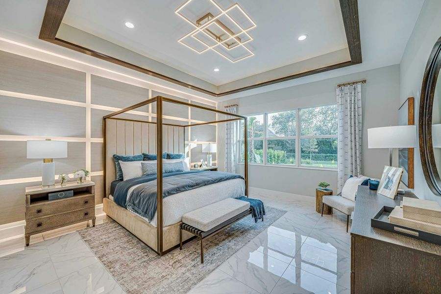 2D floor plan layout for the Sand Dollar Grande by GHO Homes in The Strand, Indian River Shores, FL (Image 111).