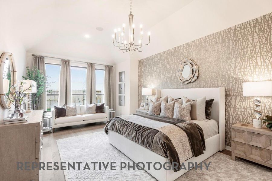Furnished interior view inside a new home in Santa Rita Ranch, Liberty Hill (Image 13).