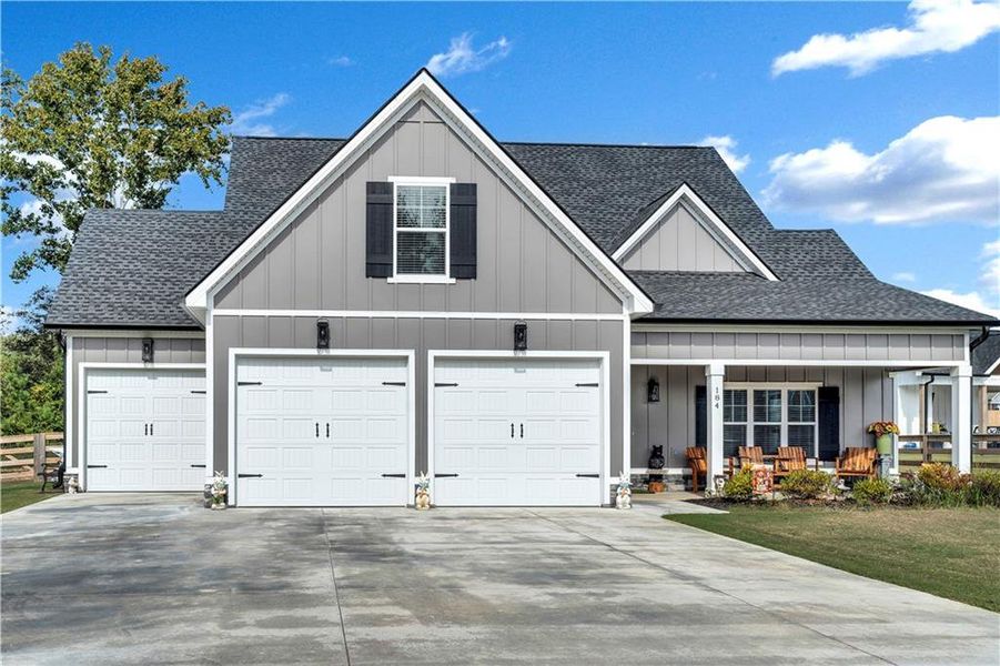 Front exterior of a new home in , Ringgold, GA, highlighting curb appeal (Image 2). Front exterior of a new home in , Ringgold, GA, highlighting curb appeal (Image 2).