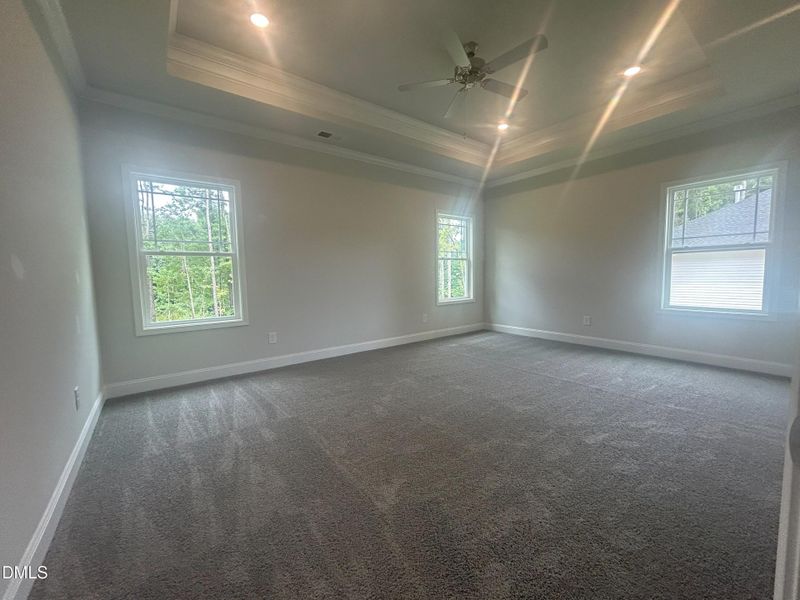 primary bedroom finished