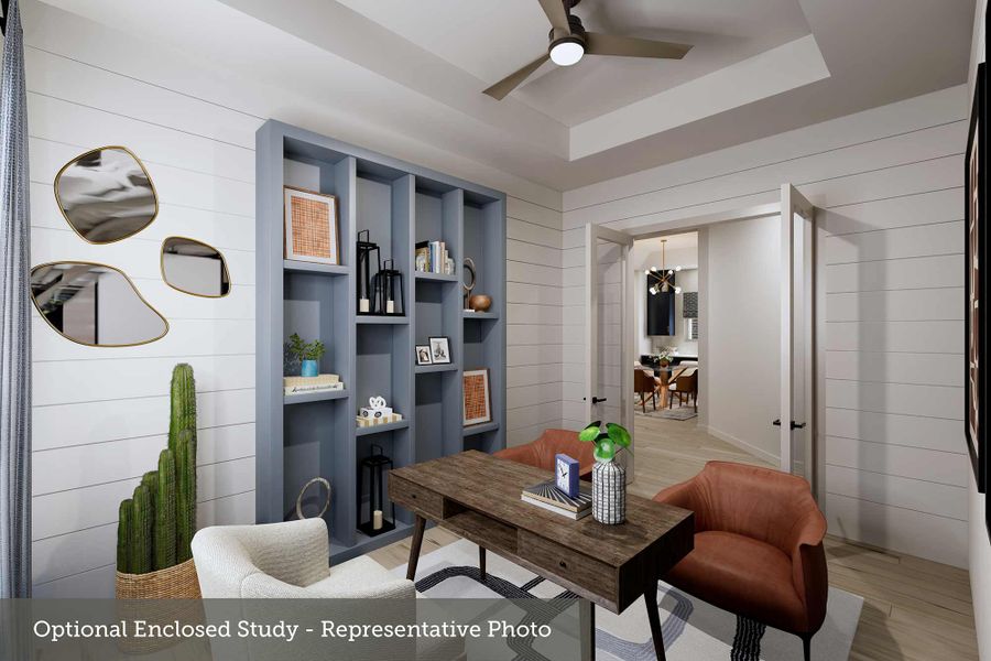 Furnished interior view inside a new home in Mustang Lakes, Celina (Image 3).