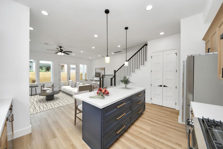 Open concept design, perfect for entertaining.