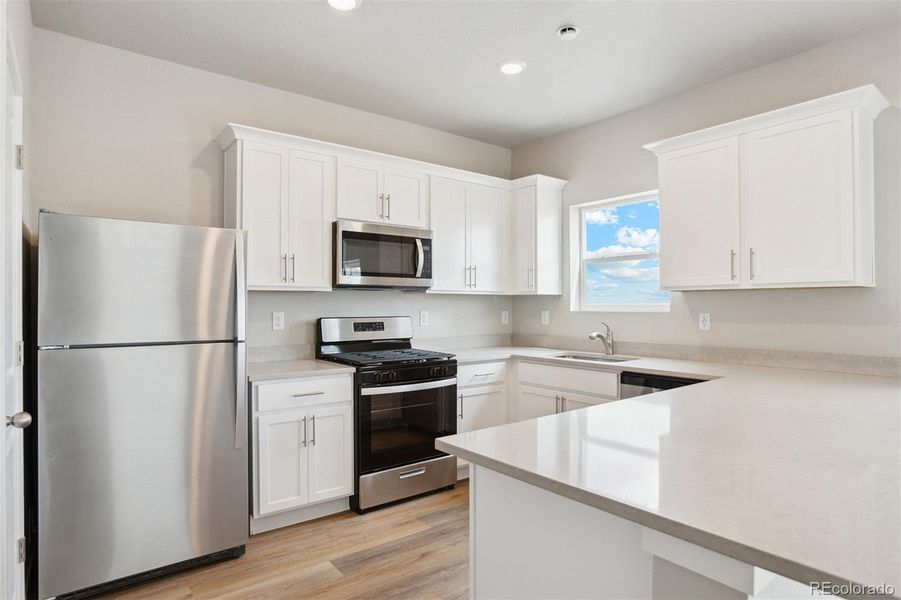 Furnished interior view inside a new home in Bennett Ranch, Bennett (Image 8). Furnished interior view inside a new home in Bennett Ranch, Bennett (Image 8).