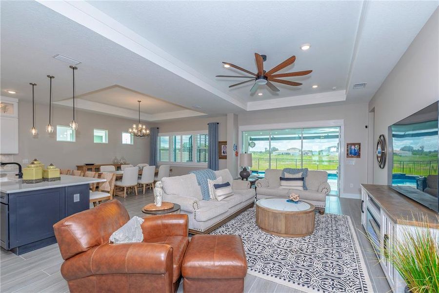 Furnished interior view inside a new home in , San Antonio (Image 18).
