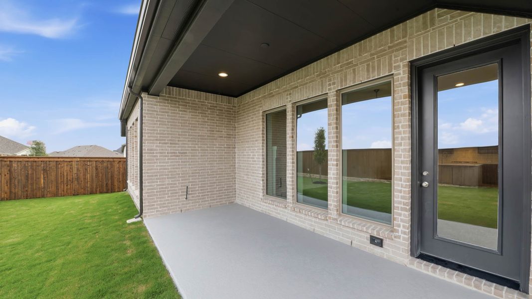 Exterior details and patio area of a home in Meraki, Forney (Image 4). Exterior details and patio area of a home in Meraki, Forney (Image 4).