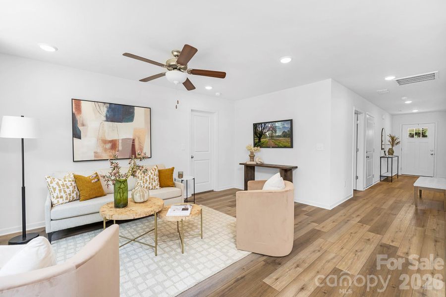 Furnished interior view inside a new home in , Hickory (Image 14).