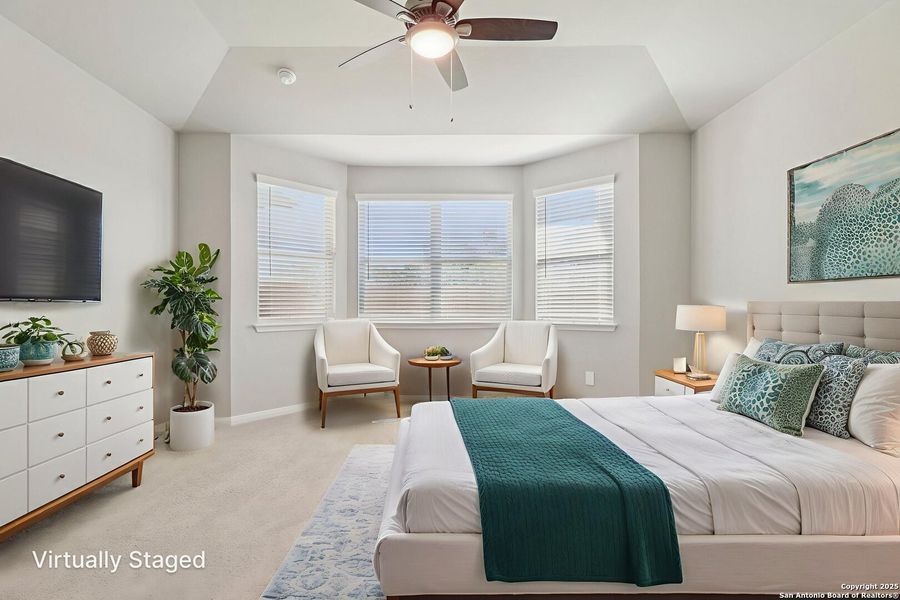 Furnished interior view inside a new home in Royal Crest, San Antonio (Image 5). Furnished interior view inside a new home in Royal Crest, San Antonio (Image 5).