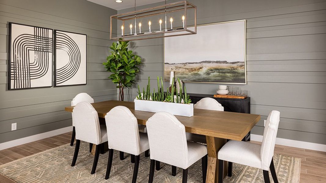 Furnished interior view inside a new home in Ellsworth Ranch, Queen Creek (Image 6).