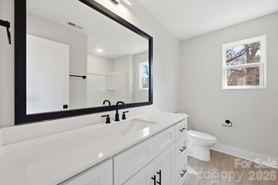 Furnished interior view inside a new home in , Spencer (Image 9).