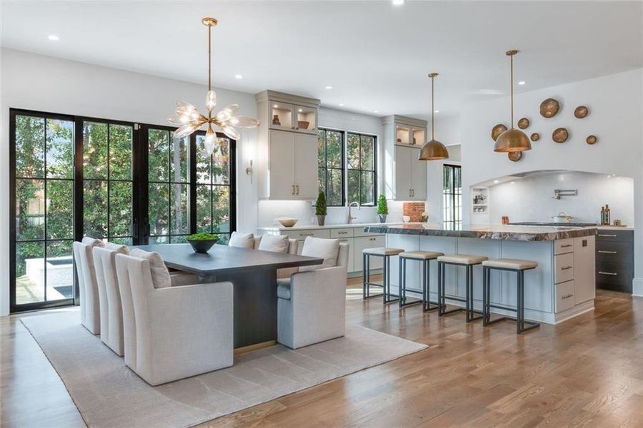 Furnished interior view inside a new home in , Dunwoody (Image 31).