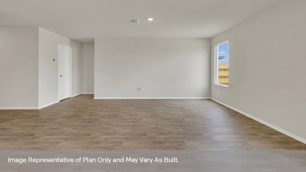 Representative unfurnished interior of a home built from the The Callahan by D.R. Horton in Swenson Heights, Seguin (Image 13). Representative unfurnished interior of a home built from the The Callahan by D.R. Horton in Swenson Heights, Seguin (Image 13).