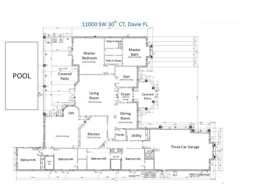 2D floor plan layout of this home in , Davie, FL (Image 3).