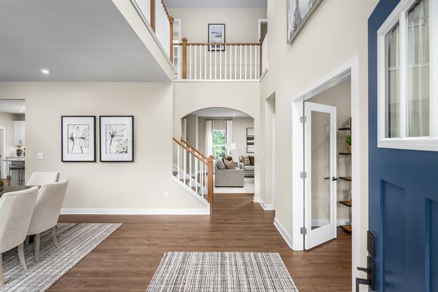 Representative furnished interior of a home built from the Corsica by Ryan Homes in Muirwood, Murfreesboro (Image 12).